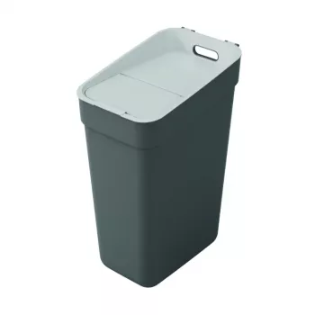 CURVER Ready To Collect 30L Recycling Bin Dark Grey/Light Grey