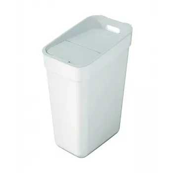 CURVER Ready To Collect 30L Recycling Bin White/Light Grey