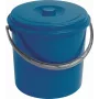 CURVER Bucket with Lid 12L Blue - Multi-Purpose Storage & Cleaning Pail