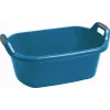CURVER Infinity Oval Laundry Basket 55L Blue with Handles