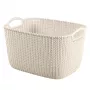 CURVER Basket Knit L Rectangle 19L 40x30x23cm White