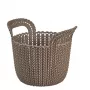 CURVER Basket Knit XS Round 3L 23x19x19 cm Brown