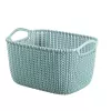 CURVER Basket Knit S Rectangular 8L 30x22x17cm Blue