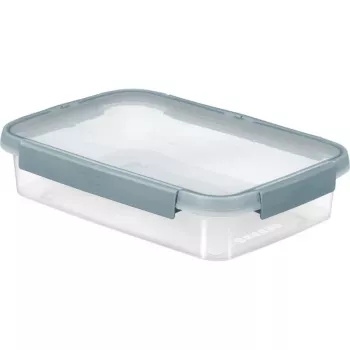 CURVER Smart Eco Fresh Rectangular Food Storage Container 3.5L Transparent with Green Lid