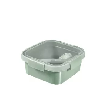 CURVER Smart Eco To Go Square Lunch Container 0.9L Soft Green