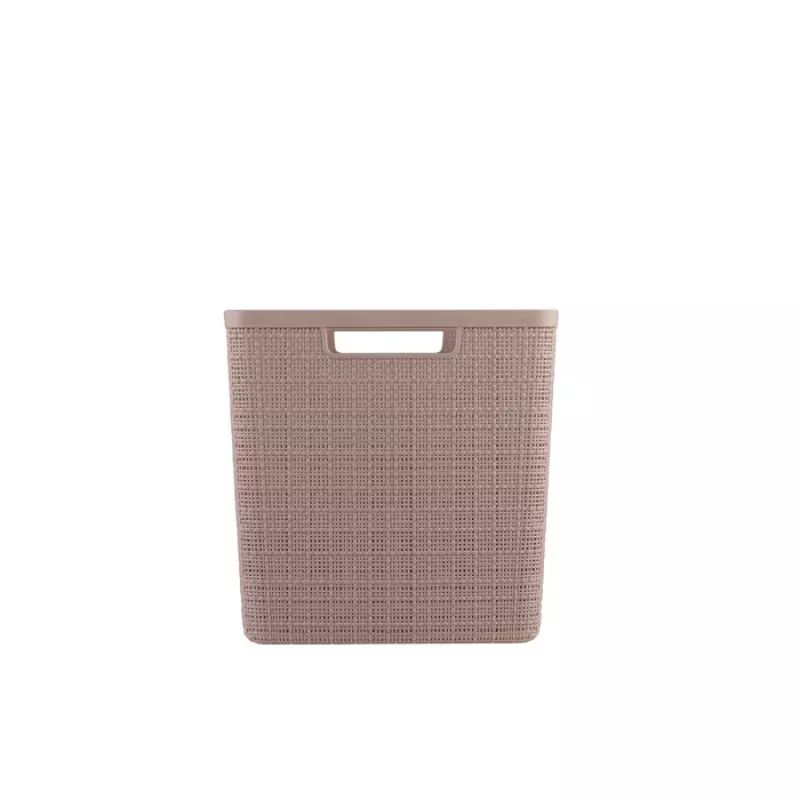 CURVER Basket Jute Square 17L 28x28x27cm Pink