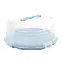 CURVER Round Cake Transport Box Ø34.7x15.6cm Blue