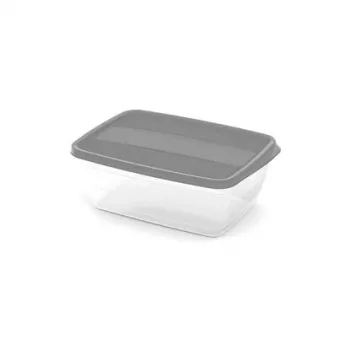 CURVER Vedo Rectangular Food Container 4L Transparent Grey