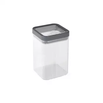Curver Kara Dry Food Storage Container 1.2L Transparent/Dark Grey