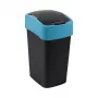 CURVER Flip Bin 25L Waste Bin Black/Blue