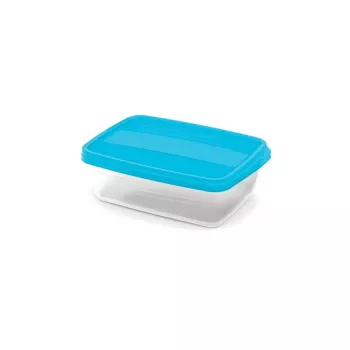 CURVER Rectangular Food Container Set 2x1.75L Vedo Transparent Turquoise