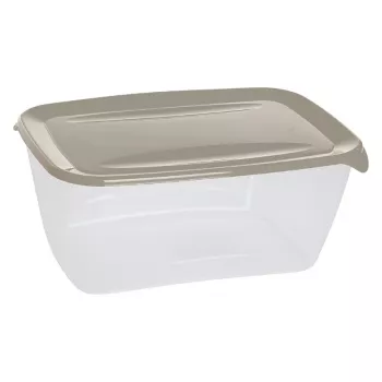 CURVER Fresh&Go Rectangular Food Storage Container 5L Beige