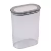 CURVER Grand Chef Oval Ceramic Pet Food Bowl 1.6L, Cream with Brown Rim