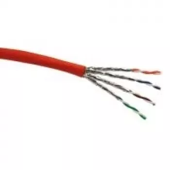 Schwaiger Cat.7 S/FTP Raw Installation Cable, 25 m, Orange (NWKU7025051)