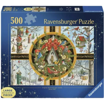 Ravensburger Large Pieces Puzzle Singvögel im Winter (500 Pieces)
