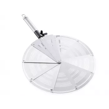 LEIFHEIT ProLine Protective Splatter Guard for Frying Pans Ø28 cm, Stainless Steel Mesh, Black Handle