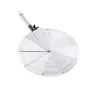 LEIFHEIT ProLine Protective Splatter Guard for Frying Pans Ø28 cm, Stainless Steel Mesh, Black Handle