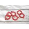 LEIFHEIT Replacement Rubber Rings 6pcs 43x71mm for Sealed Jars 135ml
