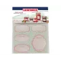 LEIFHEIT Jar Decorating Sticker Set Pastel – 24 Self-Adhesive Labels for Preserving Jars, Jams, Spices & Gifts
