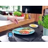 LEIFHEIT Digital Thermometer for Frying and Grilling with Stainless Steel Probe, Timer, and Preset Meat Programs