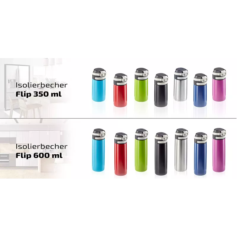 LEIFHEIT Thermo Mug Flip 350 ml Silver