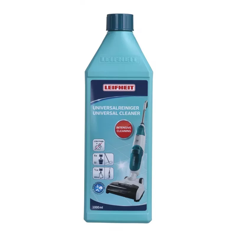 LEIFHEIT Universal Floor Cleaner Concentrate 1L – pH-Neutral, Streak-Free for Tiles, Laminate, PVC, Vinyl & Sealed Wood