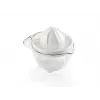 LEIFHEIT Citrus Juicer Manual Citrus Press 0.5L with 2 Cones, Sieve, Measuring Scale, Non-Slip Base, Dishwasher Safe