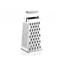 LEIFHEIT Four-Sided Grid Grater, Stainless Steel Blades, White/Silver, ComfortLine