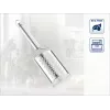 LEIFHEIT Nutmeg Grater Sterling – Manual Twist Grater with Integrated Storage, Fine Stainless Steel Grinding Surface, Silver/Black