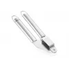LEIFHEIT Garlic Press Sterling Stainless Steel Lever Action with Integrated Cleaning Tool