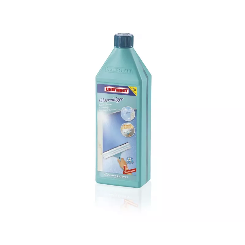 LEIFHEIT Glass and Window Cleaner Concentrate 1L – Streak-Free Formula, Makes 100L
