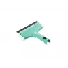 LEIFHEIT Window & Frame Cleaner 3in1 Mini micro duo - 20 cm Microfiber Head with Integrated Squeegee, Click System Compatible
