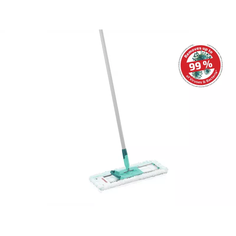 LEIFHEIT Profi XL Micro Duo Floor Wiper with Steel Handle, 42 cm