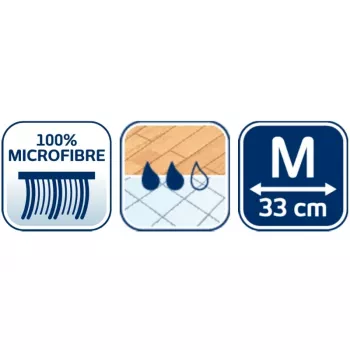Leifheit Clean & Compact M Replacement Microfibre Mop Cover
