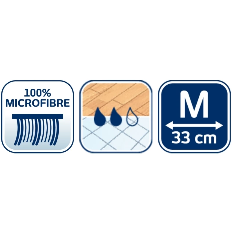 Leifheit Clean & Compact M Replacement Microfibre Mop Cover