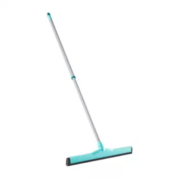 LEIFHEIT Classic Aqua Collect Floor Squeegee with Telescopic Handle, 45 cm, Green/White