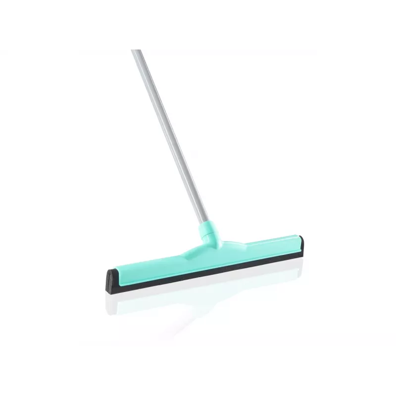LEIFHEIT Classic Aqua Collect Floor Squeegee with Telescopic Handle, 45 cm, Green/White