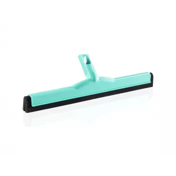 LEIFHEIT Click System Floor Squeegee Head 45 cm for Water Collection, Double Rubber Lip, Blue/White