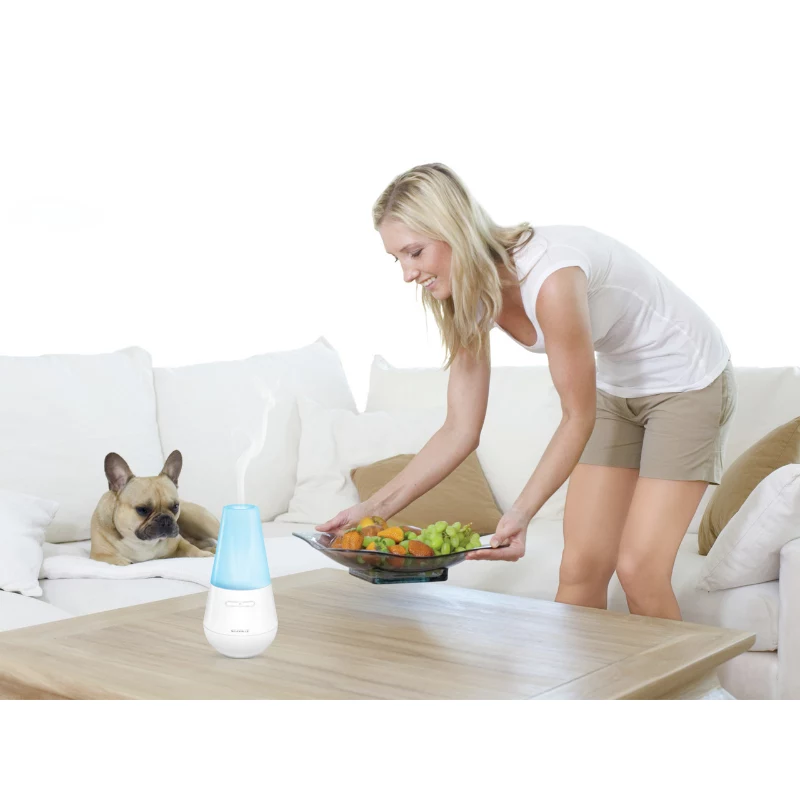 SOEHNLE Air Aromatizator Valencia Ultrasonic Aroma Diffuser, 100 ml Tank, Up to 4h Runtime, White/Silver
