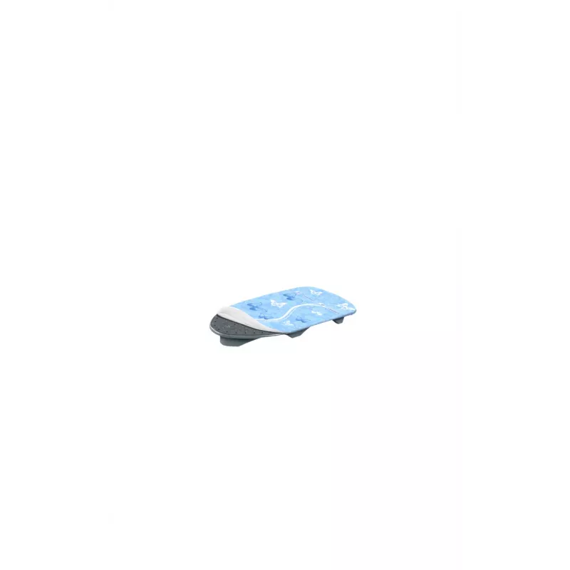 LEIFHEIT Air Board Table Compact Ironing Board 70x30cm, Thermo-Reflect, Ultra-Light EPP, Foldable, White/Blue