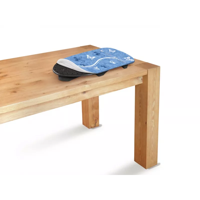 LEIFHEIT Air Board Table Compact Ironing Board 70x30cm, Thermo-Reflect, Ultra-Light EPP, Foldable, White/Blue