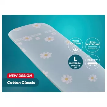 LEIFHEIT Ironing Board Cover Cotton Classic L/Universal 140x45cm