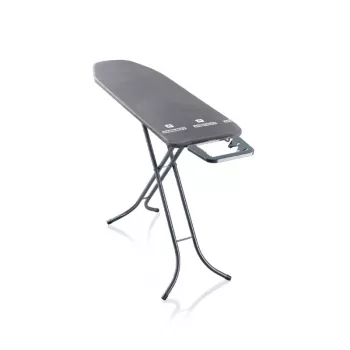 Leifheit Classic M Ironing Board Black 120x38cm with Fixed Iron Rest and Cotton Cover