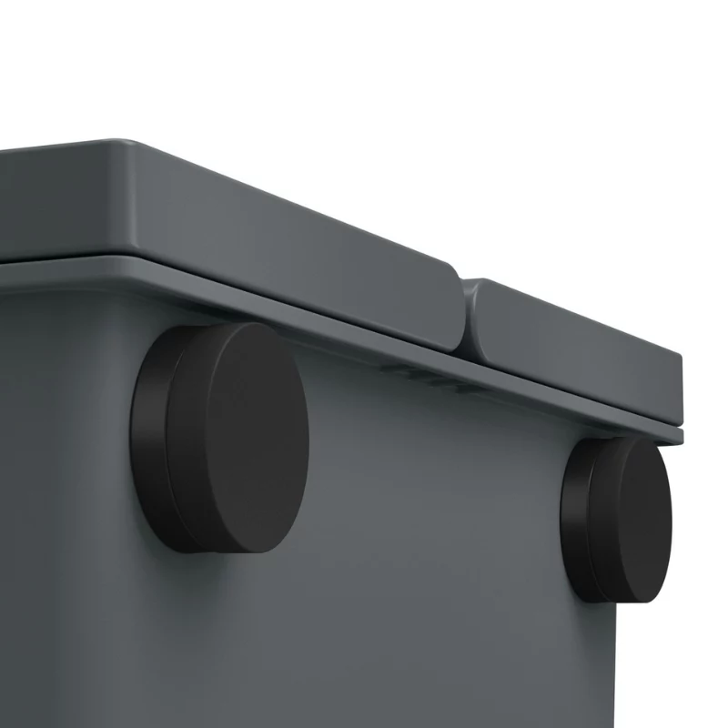 HAILO FlexBox S Wall-Mounted Waste Bin 7L Dark Grey