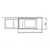 HAILO Multi-Box Duo L Recessed Waste Bin, 2x14L, White