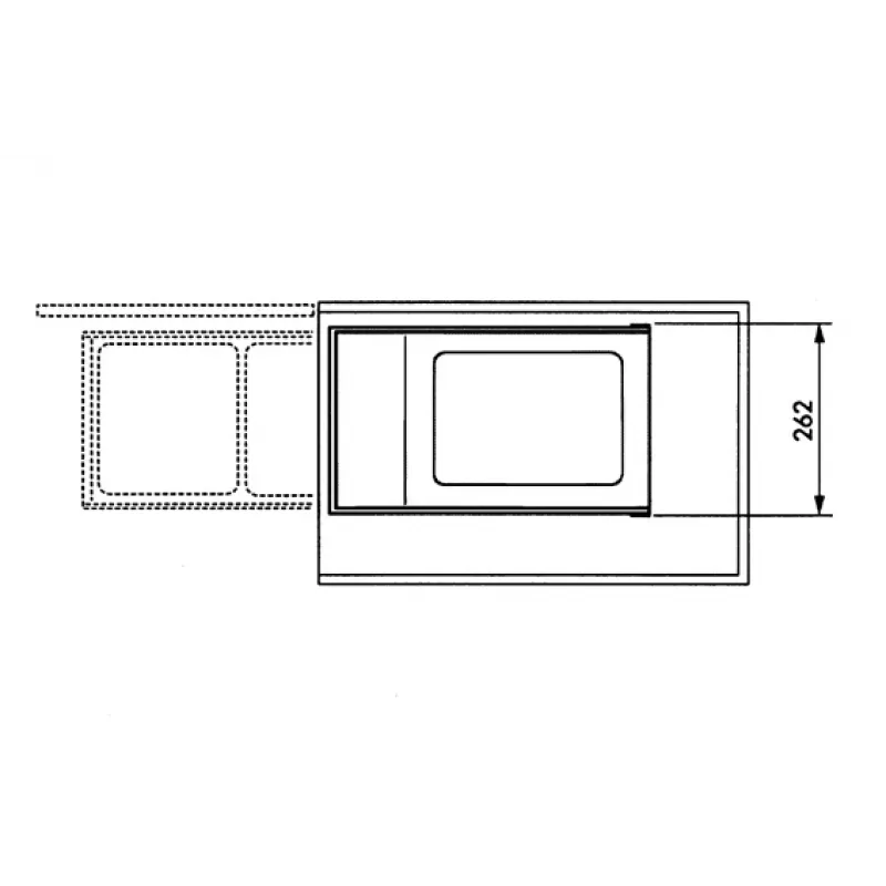 HAILO Multi-Box Duo L Recessed Waste Bin, 2x14L, White