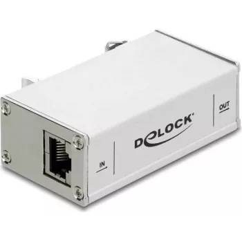 Delock Network Surge Protector RJ45 10G DIN Rail Mount
