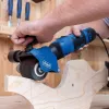 Scheppach MRS500 Satin Finisher and Brush Sander for Wood and Metal, 500 W, 700-3000 rpm, 120 mm