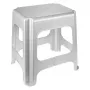 KEEEPER Maxi Max Step Stool, Light Silver, 41 x 33.5 x 42.5 cm, 150 kg Load, Anti-Slip, Stackable