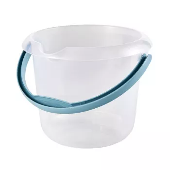 KEEEPER Measuring Bucket with Spout 5L Mika, Transparent, Ø24x20cm, Food Safe, BPA-Free, Stackable